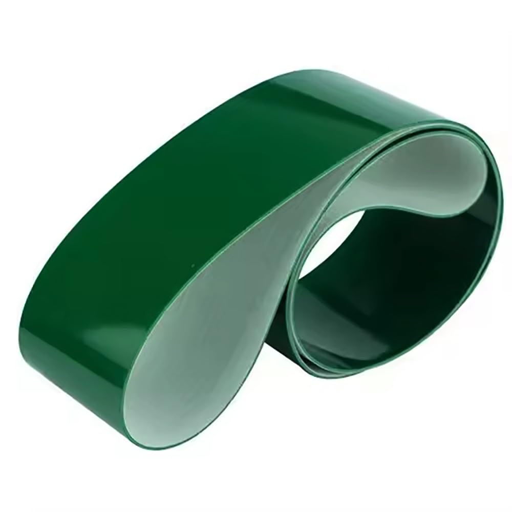 Przemysłowy zielony przenośnik taśmowy PVC - 1 szt., grubość 2 mm, długość 600-1050 mm, szerokość 15-35 mm, wszechstronny do przestrzeni produkcyjnych (20 mm, szerokość 700 mm)