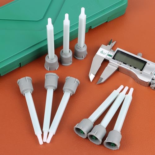 30 Stück Statikmischer Mischerdüsen 1:1 Mischdüse Statikmischer Mischerspitzen Kunststoffkleber Statisches Mischrohr Mischertülle Harz Mischspitze