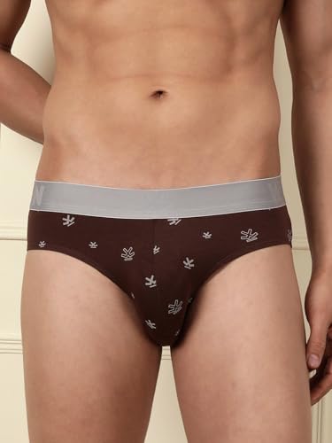 Image of WROGN Men's Pack of 2 Cotton Spandex Briefs | Solid | Comfort Fit