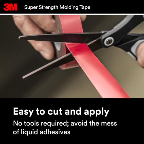 Image of 3M Super Strength Molding Tape 3614, 1 /2 in x 15 ft, 4 Rolls