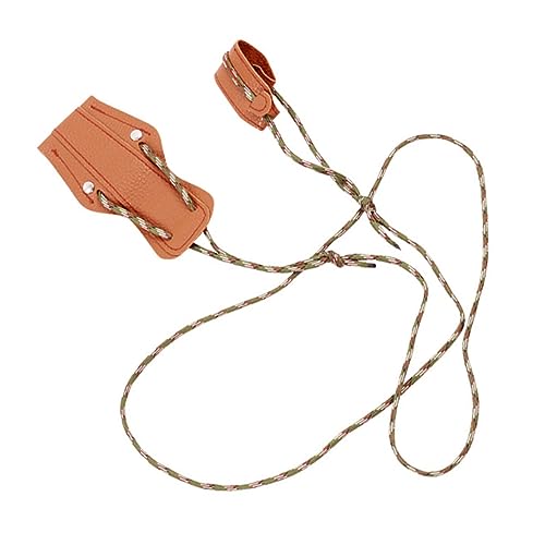 TOYANDONA for Durable Nylon and Leather Tool Convenient Bowstring Installation Accessory for Longbows and Traditional