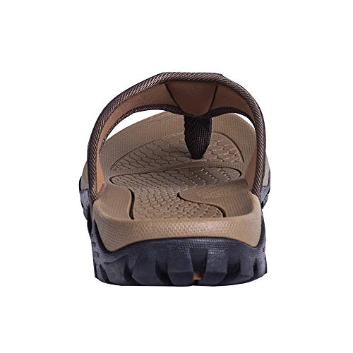 Image of Mens Flip Flops Comfort Sport Thong Sandals for Indoor Outdoor Casual Beach Flip Flops for Men with Arch Support