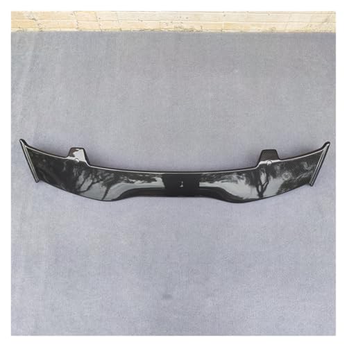 Becquet en plastique ABS aspect fibre carbone pour toit Dacia Sandero 15-23