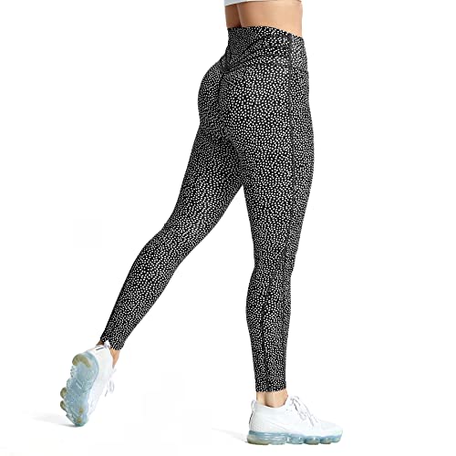High Waisted Workout Leggings for Women Compression Tummy Control Trinity Buttery Soft Yoga Pants 26