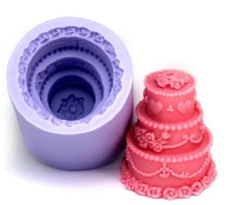 Allforhome 3 Layer Cake Decorating Candle Molds Silicone Soap Molds Candle Moulds DIY Candle Making Molds Allforhome 3 Layer Cake Decorating Candle Molds Silicone Soap Molds Candle Moulds DIY Candle Making Molds