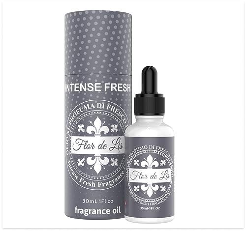 Flor de Lis - Perfume exclusivo para secadora, aceite con fragancia de Fresco intenso, aroma de esencias para ambientadores de varillas