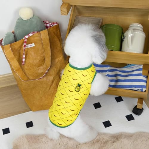 Roupas de verão de cachorro, camisa de cachorro pequeno - Roupas de verão para animais de estimação