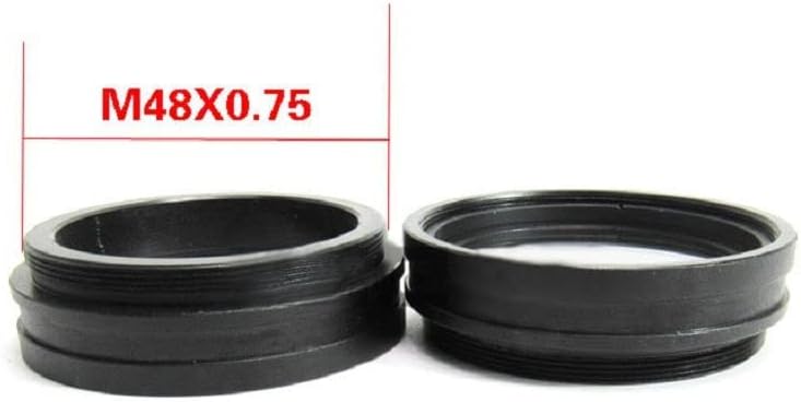 顕微鏡 1X M48 M42 M50 マウントスレッド保護カバー補助バーロー対物レンズ双眼三眼実体顕微鏡(M50)