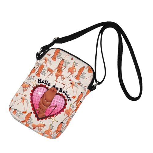 WUSUANED Marcus The Worm Crossbody Bag Funny Meme Gift Worm Character Lover Gift Hello Robert Bag3