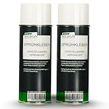 KOKA Sprühkleber 400 ml, 2er Set (2 x 400 ml) - hitzebeständiges Klebespray für Dachhimmel, Filz, Leder, Schaumstoff & Kunststoff – starke Haftung, schnelle Trocknung, wasserfest & benzinfest