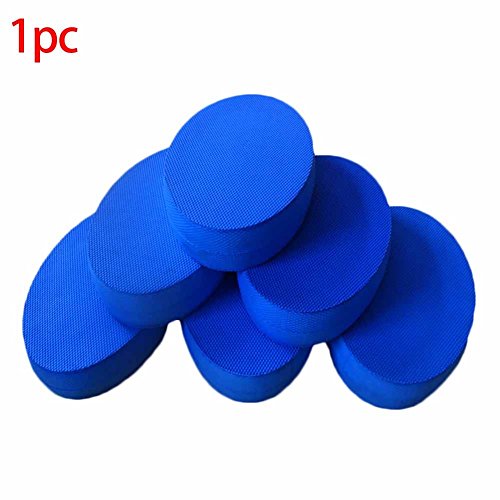 Ovale Schaumstoff-Balance-Pads, stabiles Fitness-Übungskissen, tragbares Gymnastik-Trainer-Board, aus Thermoplastische Elastomere, rutschfest, perfekt für Physiotherapie, Pilates, Krafttraining, Blau