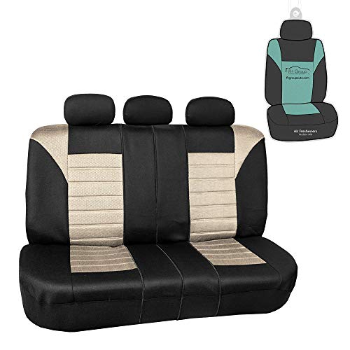 FH Group FB068013 Premium 3D Air Mesh Split Bench Car Seat Cover w