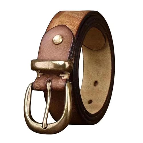 Ceinture cuir homme femme 33mm avec boucle ardillon laiton