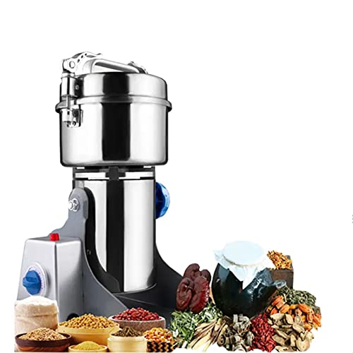 THREMA Macchina per Macinare Polvere per Cereali, Mulino Industriale Commerciale da 2400 W, Macinazione Ad Alta velocità da 25000 Giri/min E Corpo Oscillante a 270°, per Spezie Secche Erbe/Noci