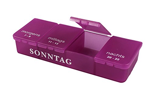 COM-FOUR® Drug Dose Dispenser 7 giorni dei farmaci...