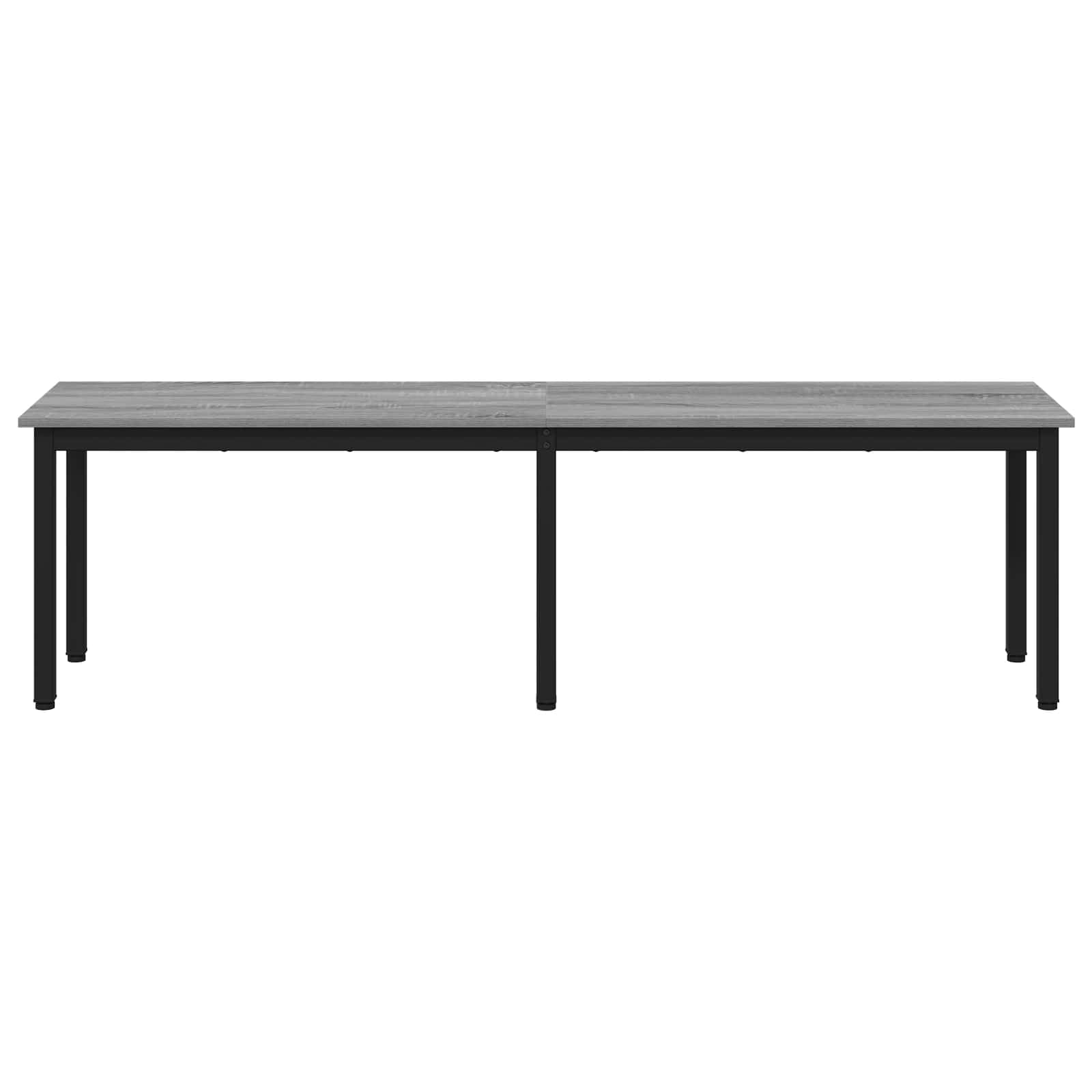 vidaXL Banc Gris Sonoma 160 x 35 x 45 cm Bois d'ingénierie, Banc Rectangulaire Modèle Moderne, Meuble Robuste pour Salle à Manger, Assise Élégante en Bois Ingénierie