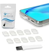 PortPlugs USB-C Plugs (10-Pack) - Easy-Grip Design - Compatible w/Samsung Galaxy S24-S20, iPhone ...