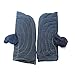 ZAJIWF Guantes del Horno, Guantes Hornada De La Torta del Hotel Barbacoa Horno De Alta Temperatura, Guantes Anti-Escaldado Procesamiento De Alimentos (Azul)