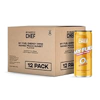 My Muscle Chef My Fuel Mango Peach Sunset Energy Drink 12 x 355ml