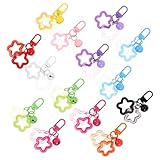 Matériau durable : fabriqués en acrylique, ces pendentifs porte-clés en forme d’étoile sont légers et robustes, parfaits pour la création de porte-clés et autres projets de bricolage