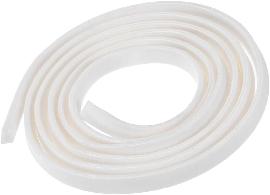 U-Shaped Rubber Edge Sealing Strip Edge Trim 6mmx3mm Black U Channel Edge Protector Length 3M