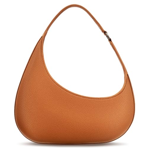 YDSIII Shoulder Bag For Women, Trendy Vegan Leather Shoulder Bag For Womens With Top Handle Bag, Going Out Bag（Brown）