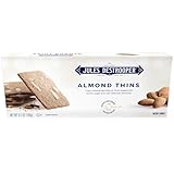 Jules Destrooper Almond Thins - Caramelized Almond Cookies, Certified Kosher Dairy, Non-GMO, Authentic Biscuits Made in Belgium - 3.5 Oz