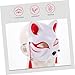 FOMIYES 4Pcs Fox Shaped Cosplay Half Face Masks for Adults Party Cat Masks with Eye Visibility Unique Fashion Design for Masquerade and Ball Shows Random Styles