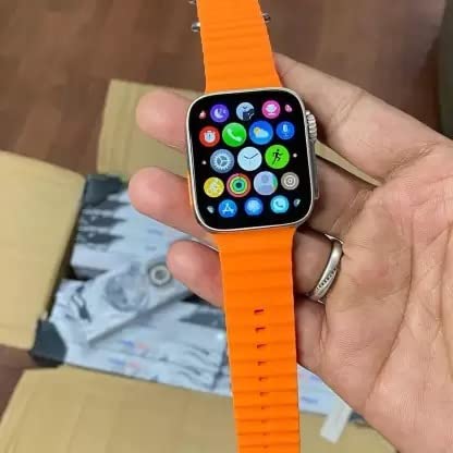 Zrose Ultra T800 Series 8 Watch Bluetooth Call Fitness Bracelet Magnetic Charging T10 Smartwatch (Orange Strap, Free Size) (B0C3ZQ7F1K) Amazon Price History, Amazon Price Tracker
