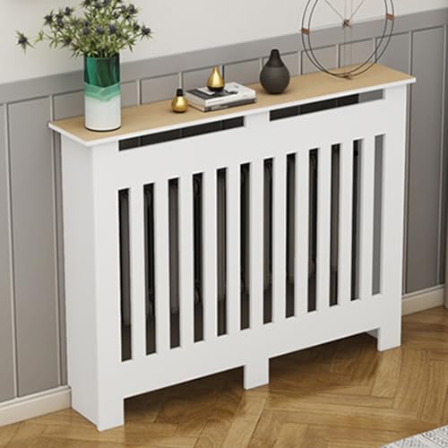 Mueble cubreradiador de MDF para mejorar la estética en la oficina