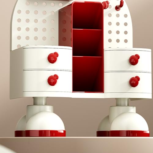Porte-crayons multifonction pour bureau empilable avec tiroirs