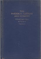 The Pastoral Letters and Hebrews. A Greek-English Diglot for the Use of Translators. B0026PFHG4 Book Cover