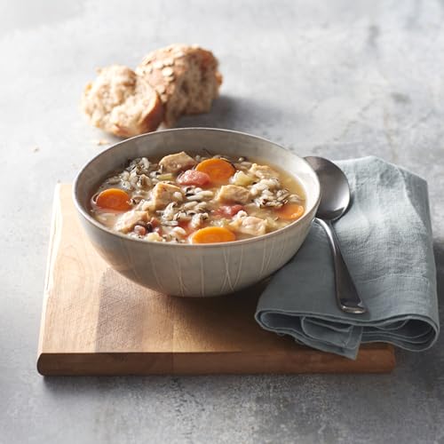 Image of Progresso Traditional Chicken & Wild Rice Canned Soup, Gluten Free, 19 oz | Hearty vegetables & wild rice, 80 calories per serving, Low fat, No artificial flavors or colors, Ready to serve