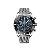 Breitling Superocean Heritage II Chronograph B01 44mm Watch Blue Dial with Black Subdials (Blackeye...