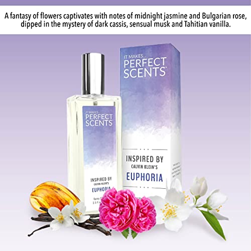 Image of Perfect Scents Fragrances | Euphoria | Women's Eau de Toilette | Paraben Free | Never Tested on Animals | 2.5 Fluid Ounces
