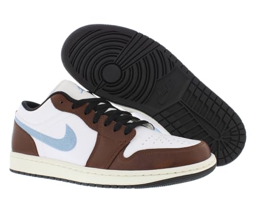 Nike Air Jordan 1 Low SE Mens Trainers - White Industrial Blue 141 by Nike