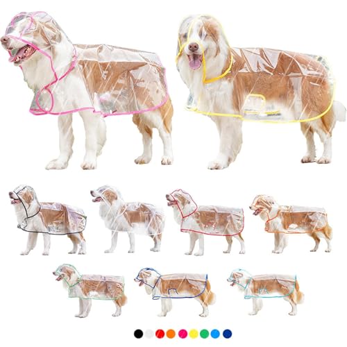 Impermeable para perros Ioensy ropa impermeable para mascotas XL 6