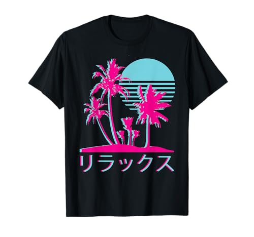 Aesthetic Vaporwave T Shirt Retro 1980s 1990s Otaku Tee T-Shirt
