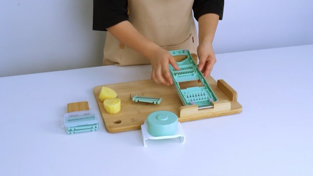 Tabla de Cortar Adaptativa de Bambú para Uso con Una Mano miniatura 7