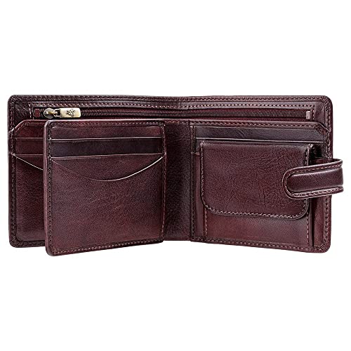 Visconti Tuscany 42 Secure RFID Blocking Genuine Leather Wallet Brown - Image 3