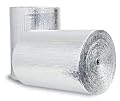Double Bubble Reflective Thermal Aluminum Foil Radiant Heat Vapor Barrier Insulation: (16" X 5 Ft) Heavy Duty (Water Proof No Tear): Walls Windows Garages Attics Air Ducts HVAC Vehicle Etc