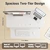 ERGOMAKER Height Adjustable Standing Desk Converter - 81cm (32 Inch) Wide Platform Tabletop Workstation - Quick Sit to Stand Desk Riser for Dual Monitors White #4