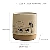 KGEWGHRTR Vintage Desert Animal Camel Ceramic Coffee Cup, Hand-Painted Pattern Mug, 180-200ml, Coffe Cafe Restaurant Tableware(Chaoyang Camel High Style) #1