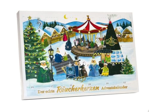 Rudolphs Schatzkiste Räucherkerzen Adventskalender mit 24...