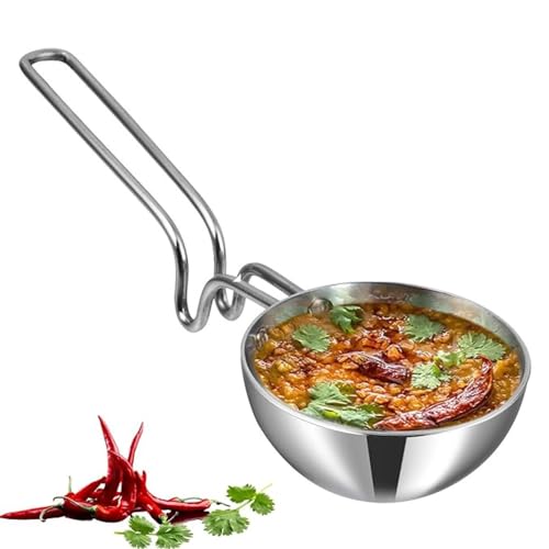 Vinod Triply Stainless Steel Tadka Pan Large – 300 ml (11 cm) | B...