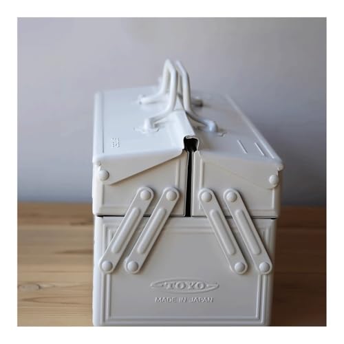 Boîte à outils blanche compacte pour optimiser le rangement maison - 4
