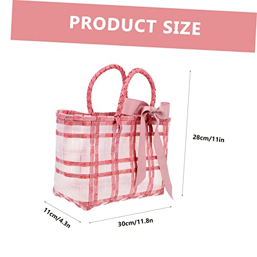 KESYOO Women Holiday Bag Woven Beach Handbag Capacity Outdoor Tote for Travel Stylish Design for Summer Essentials2