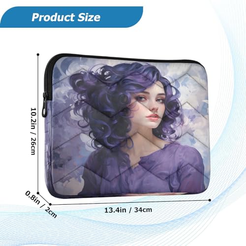 Funda para portátil morada para laptops 13 a 14 pulgadas miniatura 3