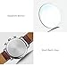 Luxury Men's Big Dial Chronograph Sapphire Glass Waterproof Quartz Black Leather Gold Watches (Gold case & Blue dial & Black Strap)
