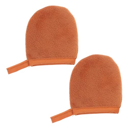 Beaupretty 2 piezas Guantes de Autobronceador Reutilizables para Aplicación de Loción Herramienta para Crema Solar y Bronceador Material Suave y Cómodo para Resultados Uniformes